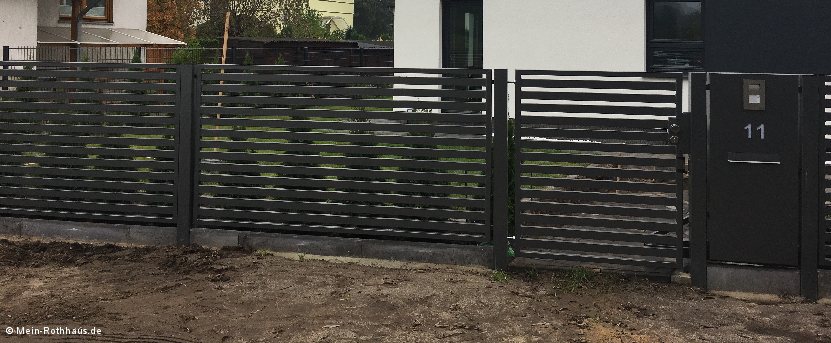 Moderner Zaun aus Schmiedeeisen von Metal-Art